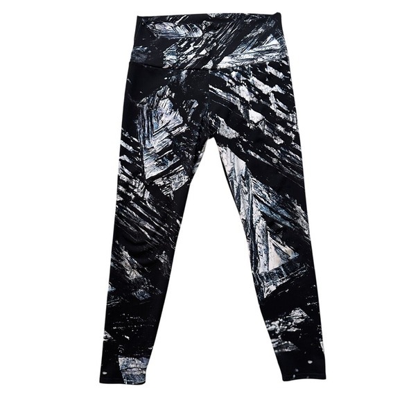 AGSTRACT Apparel Leggings Abstract Print Athleisure‎ High Waist Womens Large - Picture 1 of 6